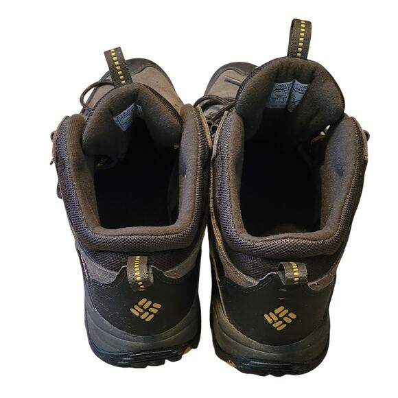 Columbia Coretek Men\'s Waterproof Hiking Boots Brown Suede and Mesh Size 12 EUC main image 4